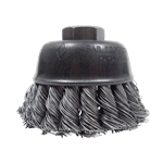 Sand Star 2 3/4^ Stainless Steel Knotted Cup Brush 5/8-11